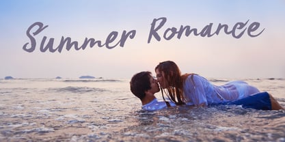 Summer Romance Font Poster 1