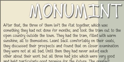 Monumint Font Poster 1