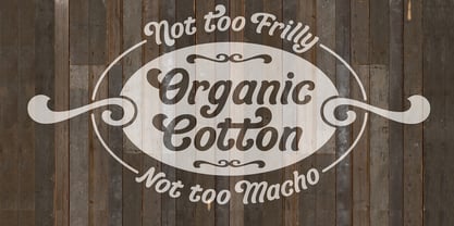 Organic Cotton Font Poster 5