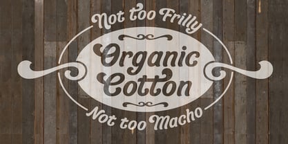 Organic Cotton Fuente Póster 5