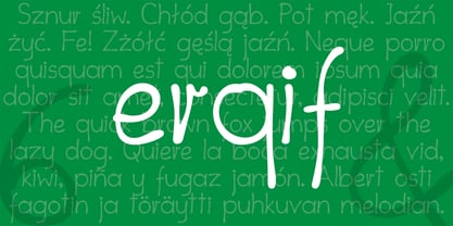 erqif Font Poster 1