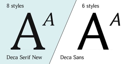 Deca Serif New Font Poster 7