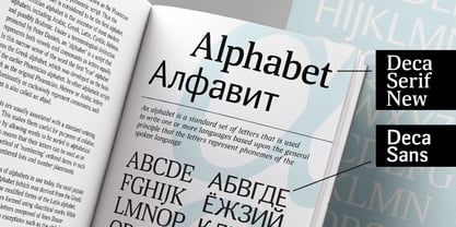 Deca Serif New Font Poster 2