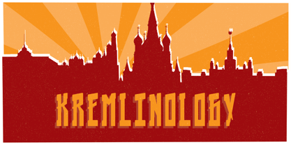Kremlinology Font Poster 3
