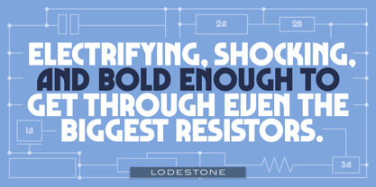 Lodestone Pro Font Poster 3