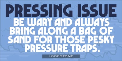 Lodestone Pro Font Poster 4