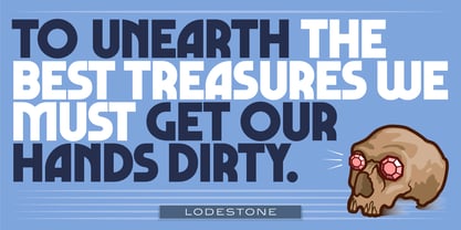 Lodestone Pro Font Poster 2