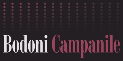 Bodoni Campanile Pro Font Poster 1
