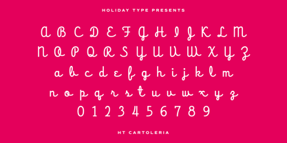 HT Cartoleria Font Poster 2