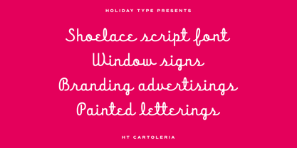 HT Cartoleria Font Poster 3