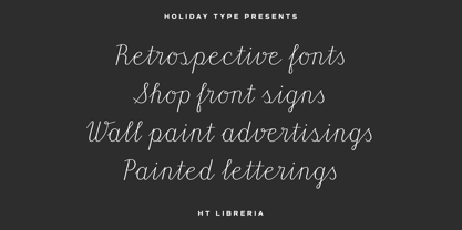 HT Libreria Font Poster 3