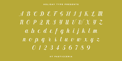 HT Pasticceria Font Poster 2