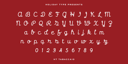HT Tabaccaio Font Poster 2