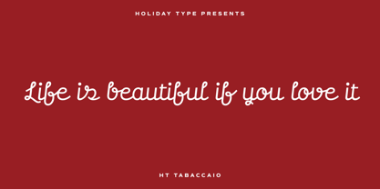 HT Tabaccaio Font Poster 4