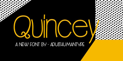 Quincey Font Poster 1