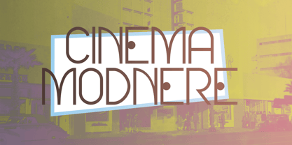Cinéma Moderne Police Affiche 4