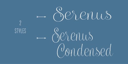 Serenus Font Poster 3