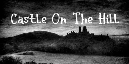 Castle On The Hill Font Poster 1