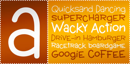 Wacky Action BTN Font Poster 1