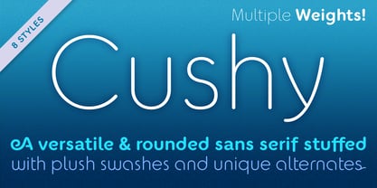 Cushy Font Poster 1