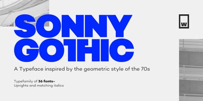 Sonny Gothic Font Poster 1