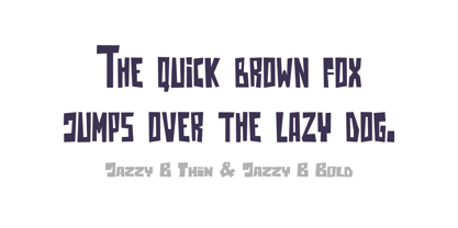 Jazzy B Font Poster 3