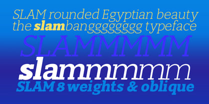 Slam Rounded Font Poster 4