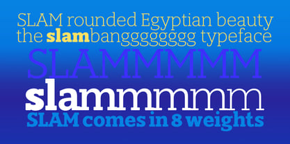 Slam Rounded Font Poster 1