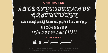 Glady Script Font Poster 10