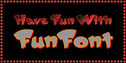 FunFont Font Poster 10