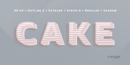 Crepes Font Poster 2