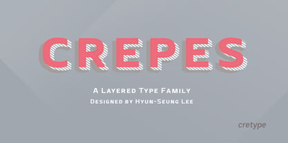 Crepes Font Poster 1