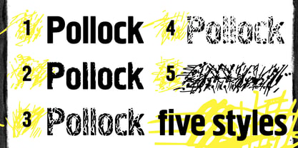 Pollock Font Poster 4