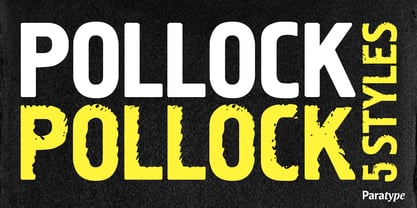 Pollock Font Poster 5