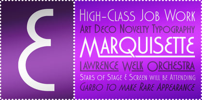 Marquisette BTN Font Poster 1