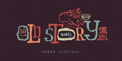 Old Story Font Poster 1