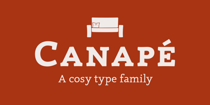 Canapé Font Poster 1