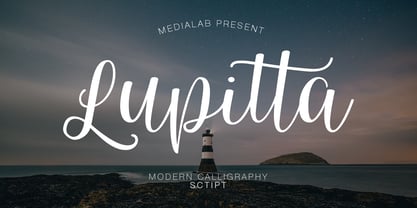 Lupitta Font Poster 1