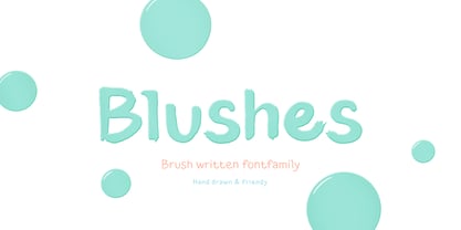 Blushes Fuente Póster 1