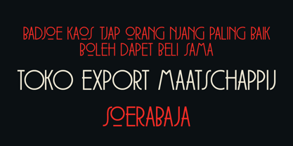 Soerabaja Font Poster 4