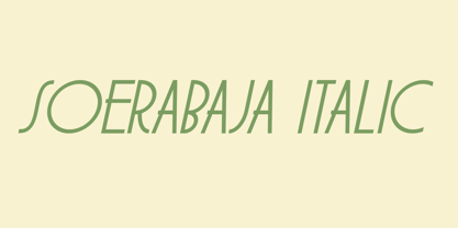 Soerabaja Font Poster 6