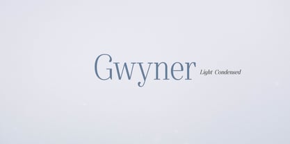 Gwyner Font Poster 2