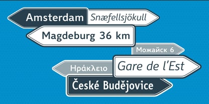 Wayfinding Sans Pro Font Poster 3