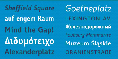 Wayfinding Sans Pro Font Poster 4