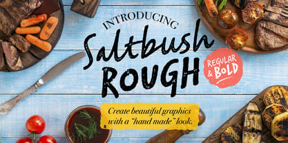 Saltbush Rough Font Poster 1