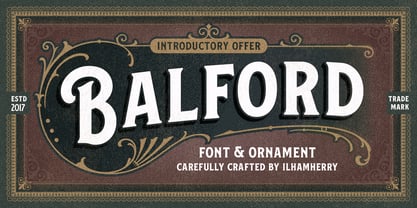 Balford Font Poster 1