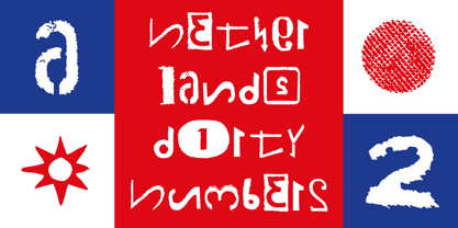 Netherlands Dirty Numbers Fuente Póster 2