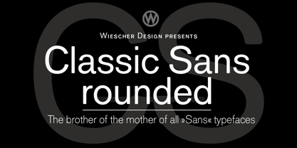 Classic Sans Rounded Fuente Póster 2