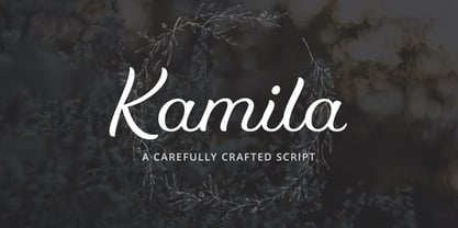 Kamila Font Poster 1