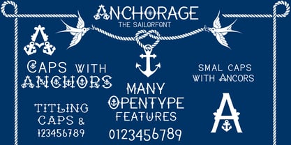 Anchorage Font Poster 2